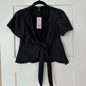 NWT Wild Fable Tie Front Crop Top